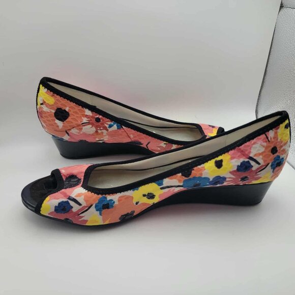 Anne Klein Floral Casual Flats Size 10M - Picture 1 of 10
